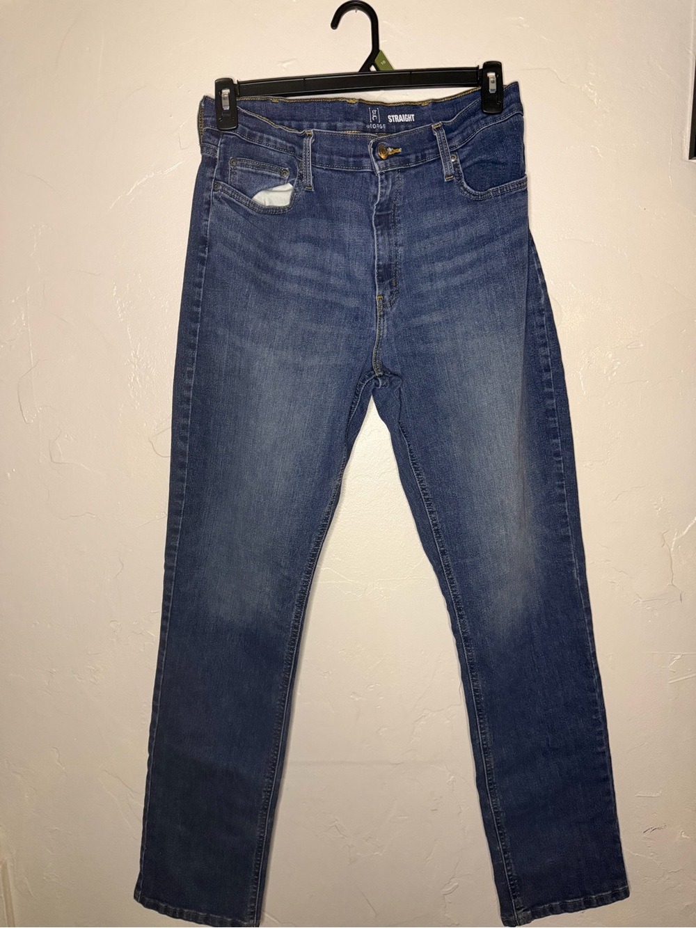 George Straight Jeans in Blue Wash